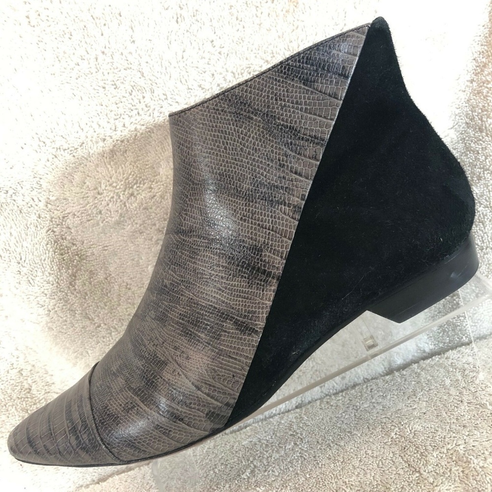 Derek Lam Lizard Print Booties